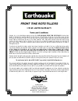 Preview for 23 page of EarthQuake 3300V Operating Instructions & Parts Explosions