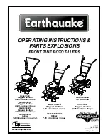EarthQuake 3365B Operating And Parts Manual preview