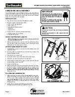 Preview for 6 page of EarthQuake 5055 6 HP Operating Instructions Manual