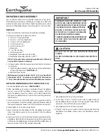 Предварительный просмотр 6 страницы EarthQuake 6015BCE Operator'S Manual