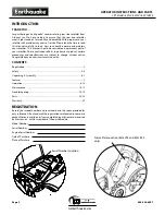 Preview for 2 page of EarthQuake 6015V Original Operating Instructions