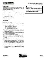 Preview for 17 page of EarthQuake 6015V Original Operating Instructions