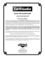 Preview for 29 page of EarthQuake 6015V Original Operating Instructions