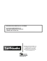 Preview for 32 page of EarthQuake 6015V Original Operating Instructions