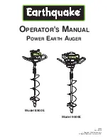 Preview for 1 page of EarthQuake 8900E Operator'S Manual