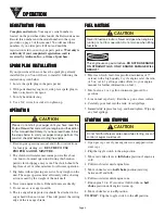 Preview for 4 page of EarthQuake 8900E Operator'S Manual