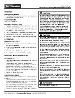 Предварительный просмотр 7 страницы EarthQuake 9800 Series Operator'S Manual