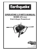 EarthQuake 9800B Operating & Parts Manual preview