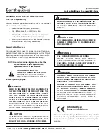 Preview for 3 page of EarthQuake 9800B Operator'S Manual