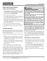 Preview for 11 page of EarthQuake 9800H Operator'S Manual