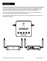 Предварительный просмотр 3 страницы EarthQuake ARO-300 User Manual