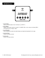 Предварительный просмотр 6 страницы EarthQuake ARO-300 User Manual