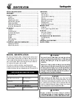 EarthQuake Beaver Owner'S Manual preview