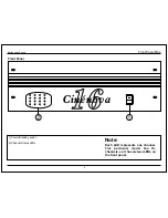 Preview for 8 page of EarthQuake Cinenova-16 User Manual