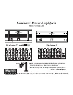 EarthQuake Cinenova Grande BR 5 User Manual preview