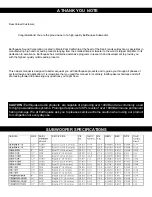 Preview for 2 page of EarthQuake DB-10R Installation & Reference Manual