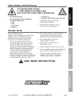 Предварительный просмотр 5 страницы EarthQuake EQ12 XT-20V Owner'S Manual & Safety Instructions