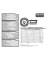 Предварительный просмотр 1 страницы EarthQuake EQ6CS Specifications