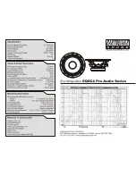 EarthQuake EQ8C4 Specifications preview