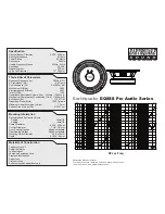 Предварительный просмотр 1 страницы EarthQuake EQ8S8 Specification