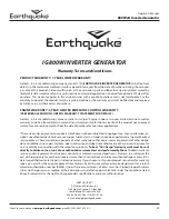 Предварительный просмотр 25 страницы EarthQuake IG800W Operator'S Manual