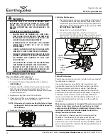 Preview for 12 page of EarthQuake MC25 Operator'S Manual