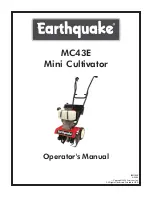 EarthQuake MC43E Operator'S Manual предпросмотр