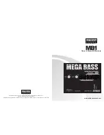 EarthQuake MEGA BASS MB1 Owner'S Manual preview