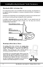 Предварительный просмотр 8 страницы EarthQuake Q10B Installation Manual