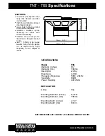 EarthQuake TNT-T65 Specifications preview