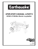 EarthQuake W1000 Operator'S Manual & Parts List preview