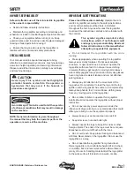 Preview for 3 page of EarthQuake W1000 Operator'S Manual & Parts List