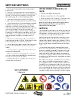 Preview for 4 page of EarthQuake W1000 Operator'S Manual & Parts List