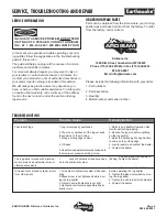 Preview for 9 page of EarthQuake W1000 Operator'S Manual & Parts List