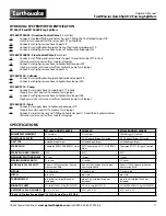 Preview for 11 page of EarthQuake W1265B Operator'S Manual