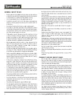 Preview for 4 page of EarthQuake WE43 Operator'S Manual