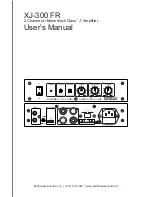 Предварительный просмотр 1 страницы EarthQuake XJ-300 FR User Manual