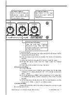 Предварительный просмотр 7 страницы EarthQuake XJ-300 FR User Manual