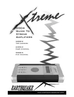 Предварительный просмотр 1 страницы EarthQuake Xtreme 300W.2 User Manual