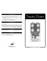 EarthQuaker Devices Dispatch Master Operation Manual preview