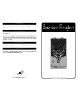 EarthQuaker Devices Speaker Cranker Operation Manual preview