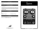 EarthQuaker Devices Spires Operation Manual предпросмотр