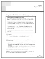 Предварительный просмотр 4 страницы Earthsafe M200 Installation, Operation And Maintenance Manual