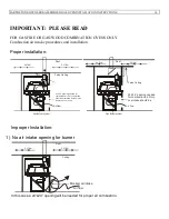 Preview for 14 page of EarthStone 130-PAGW Installation, Operation And Maintenance Instructions