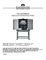 Preview for 1 page of EarthStone woofire oven Installation Instructions Manual