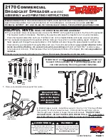 EarthWay 2170 Operating Instructions Manual предпросмотр