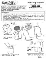 EarthWay EV-N-SPRED 2150 Assembly And Operating Instructions Manual preview