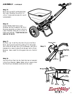 Предварительный просмотр 3 страницы EarthWay FLEX-SELECT F80PSD Assembly And Operating Instructions Manual