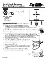 Preview for 1 page of EarthWay Hand Crank Spreader Setting Instructions