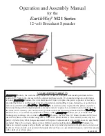 Предварительный просмотр 1 страницы EarthWay M21 Series Operation And Assembly Manual